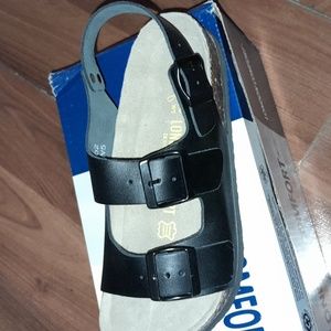 Brand new women London comfort sandals leather all different types of si…